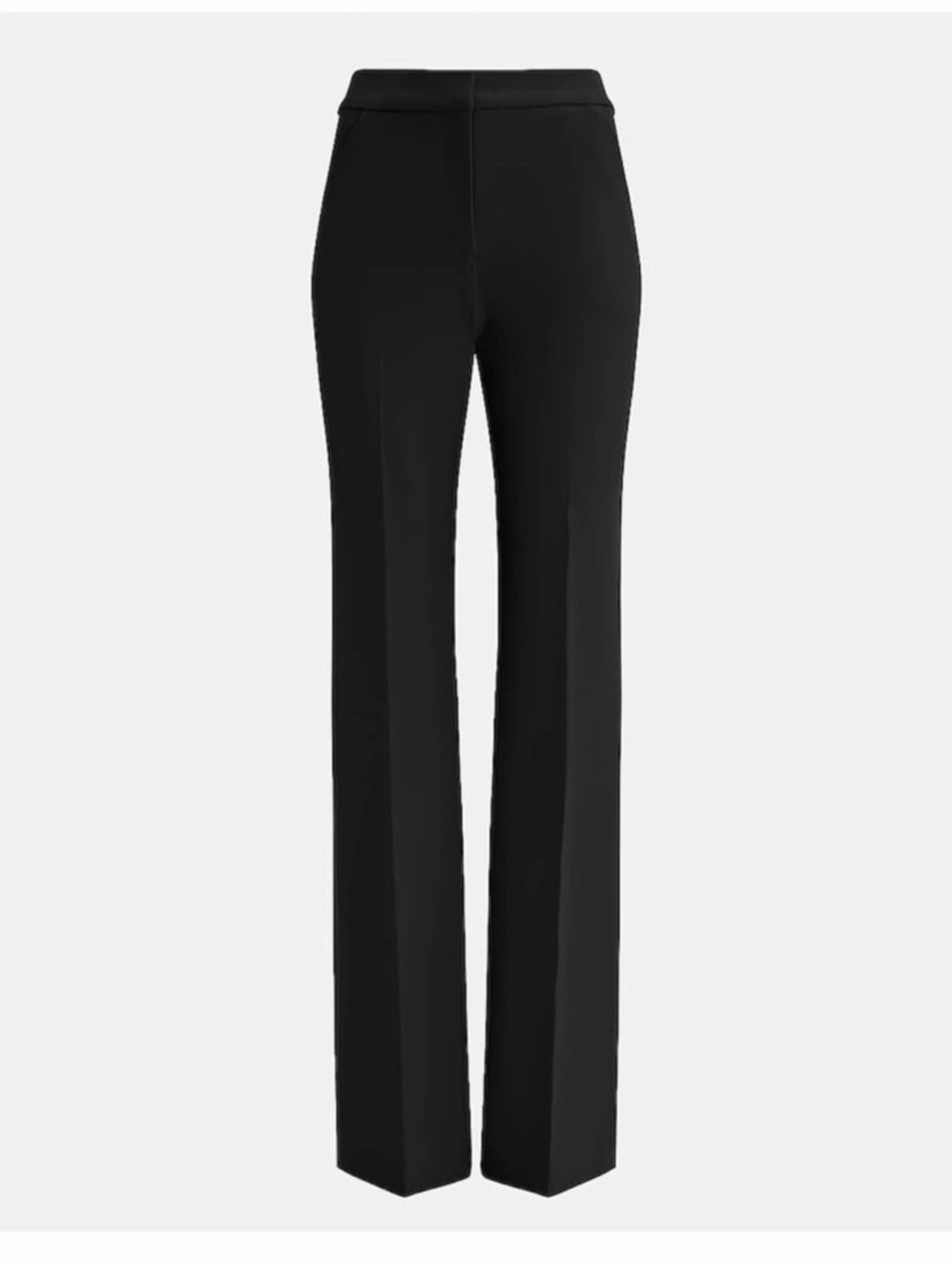 Express Editor High Waisted Flare Trouser Wide Leg Pants Black